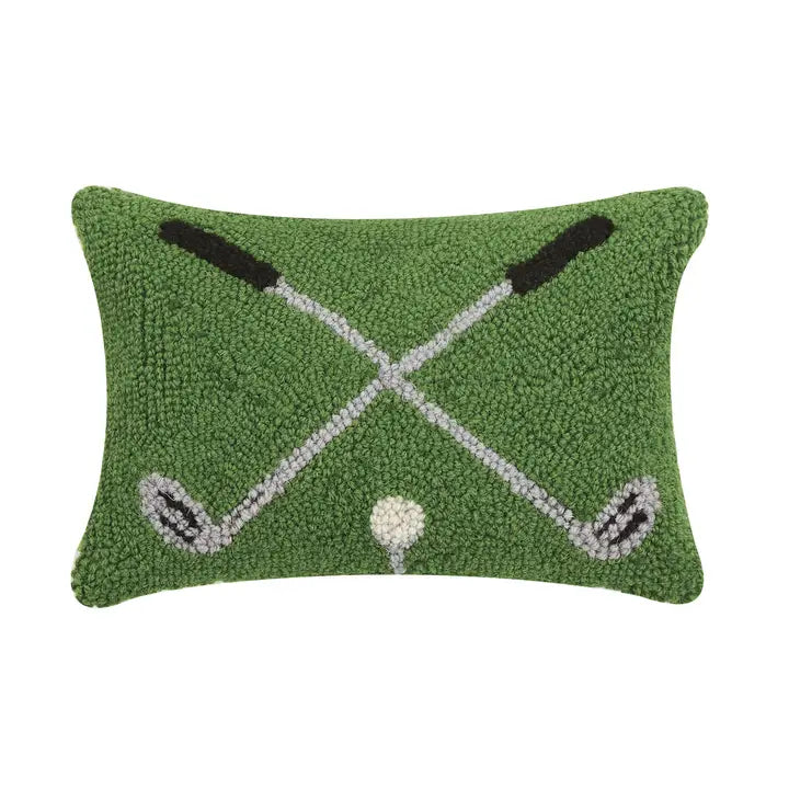 Pillow - Hooked Lumbar - Golf - Findlay Rowe Designs