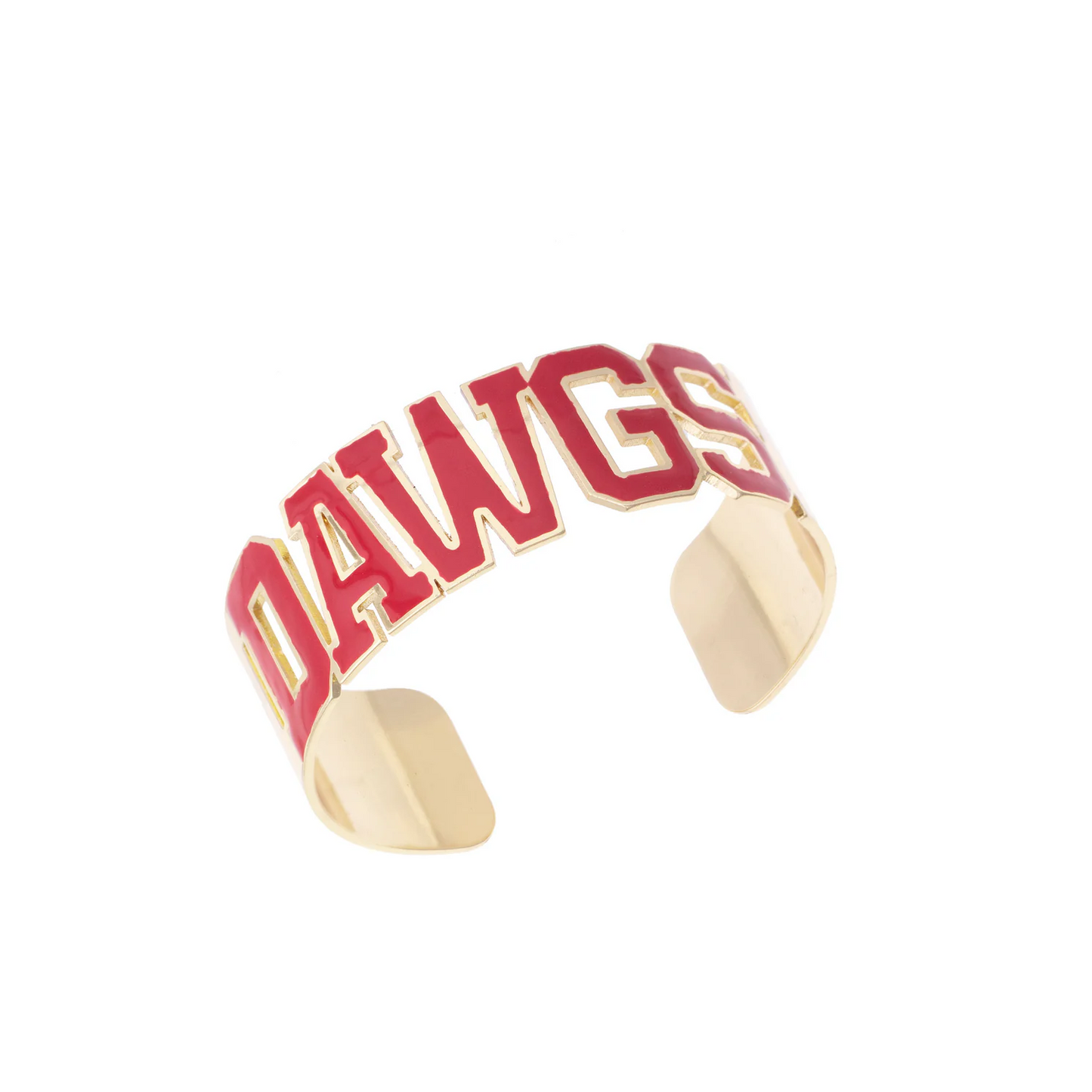 Canvas - Bracelet - Varsity Outline Cuff - Georgia Bulldogs - Findlay Rowe Designs