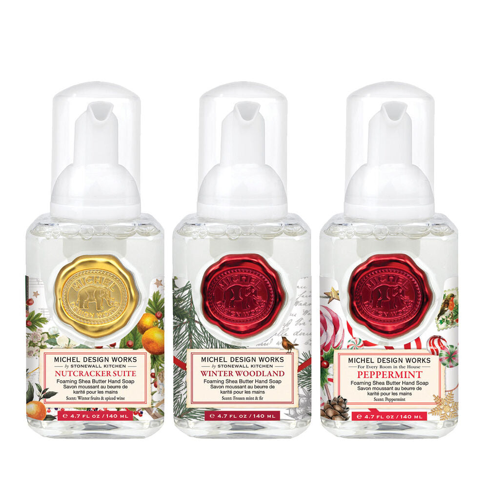 Michel Design Works - Mini Foaming Hand Soap Set of 3 - Wintertime Whimsy - Findlay Rowe Designs