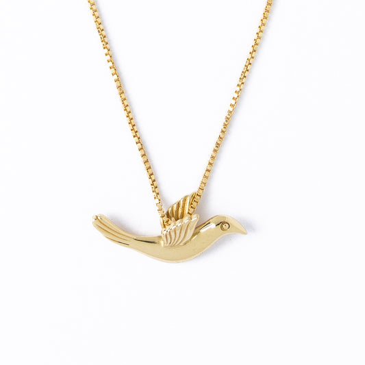 Ink & Alloy - Necklace - Wren - Brass