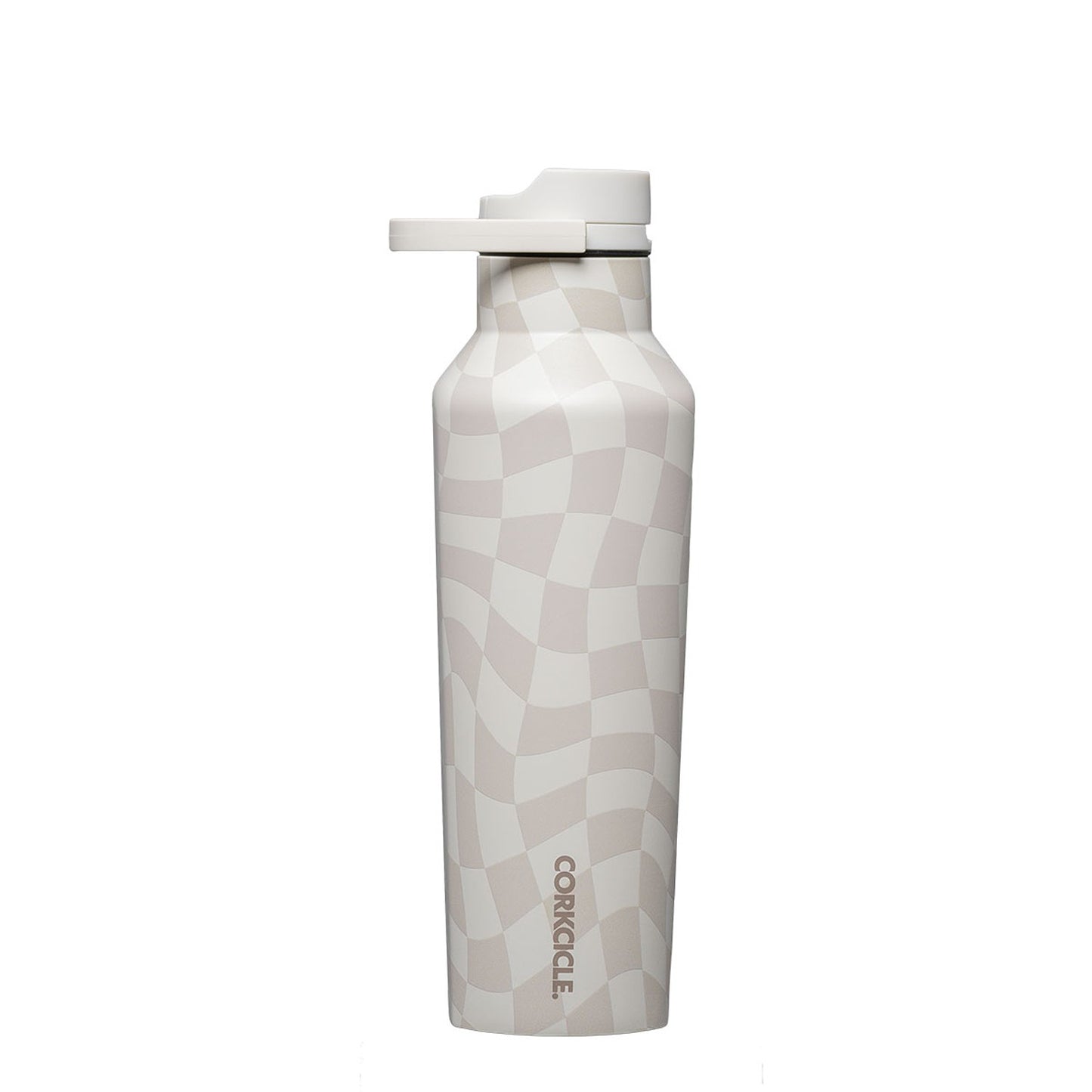 Corkcicle - Sport Canteen 20oz - Wavy Checkerboard - Neutrals - Findlay Rowe Designs