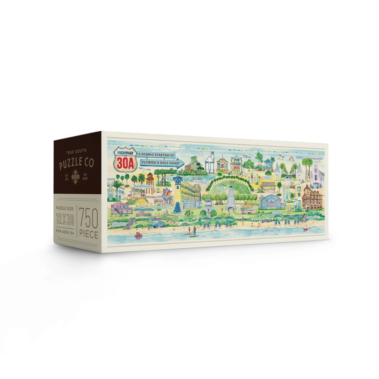COMMUNITIES OF 30A PUZZLE PANORAMIC BOX - Findlay Rowe Designs
