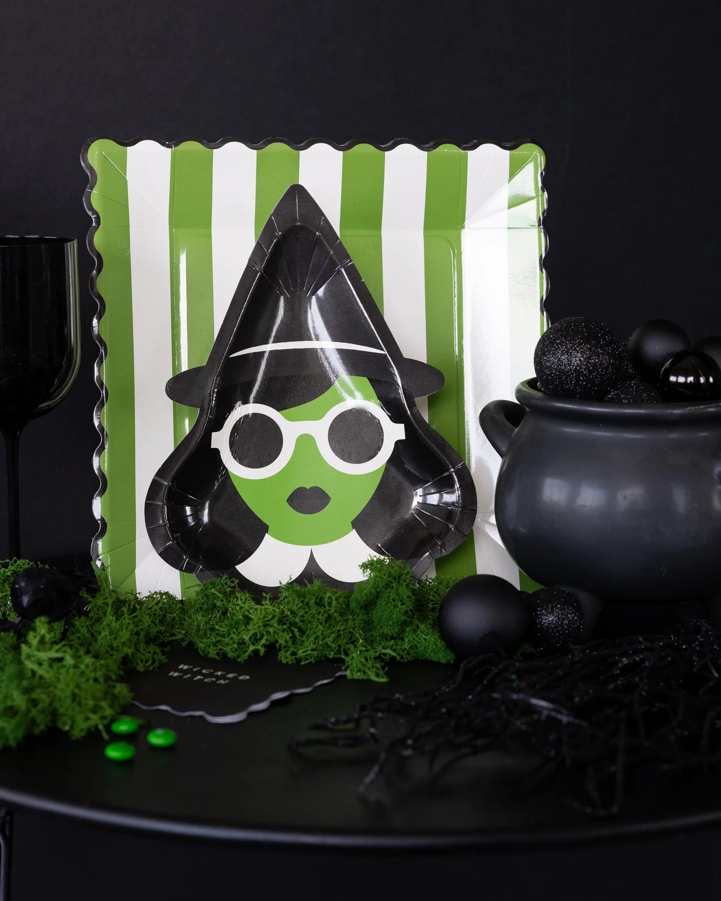 Paper Plate - Bad Witch - Findlay Rowe Designs