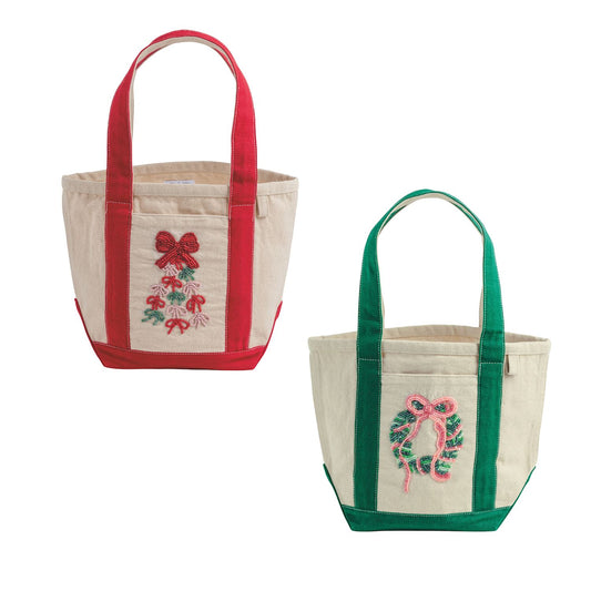 Mud Pie - Mini Tote - Holiday Beaded - Findlay Rowe Designs
