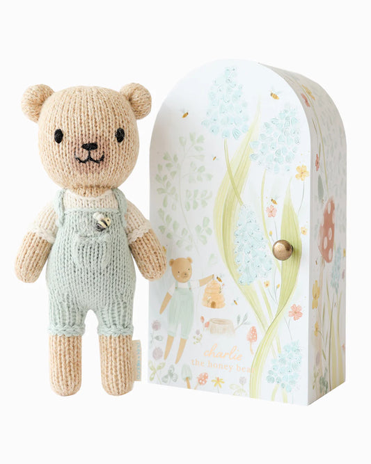 Cuddle+Kind - Tiny Charlie Honey Bear - Findlay Rowe Designs
