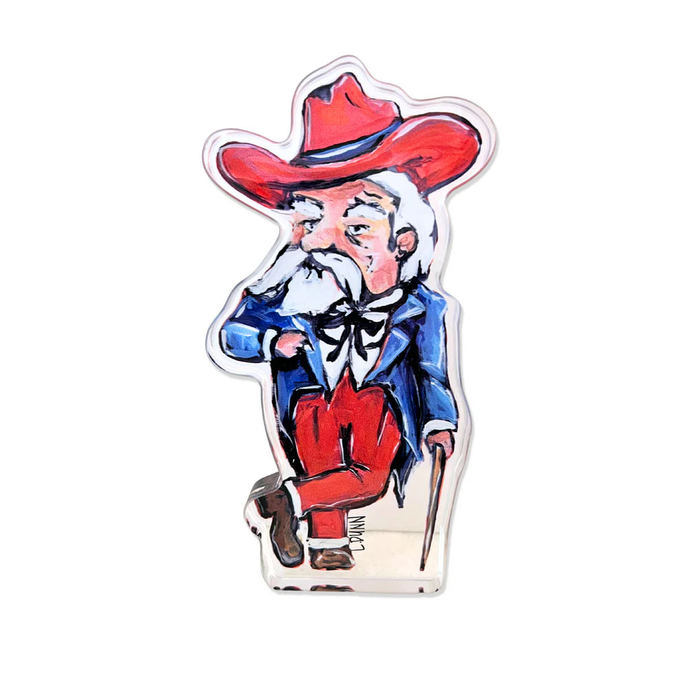 Lauren Dunn - Gameday - Ole Miss Rebel Acrylic Art - Findlay Rowe Designs