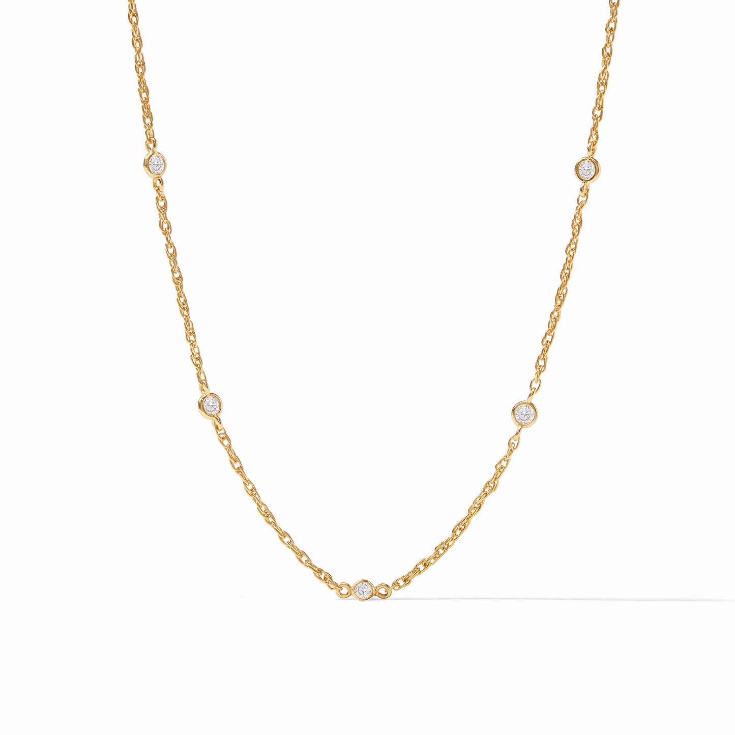 Julie Vos -Celeste Delicate Station Necklace - Findlay Rowe Designs