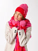 Shiraleah - Mia Touchscreen Gloves - Pink Red Bow
