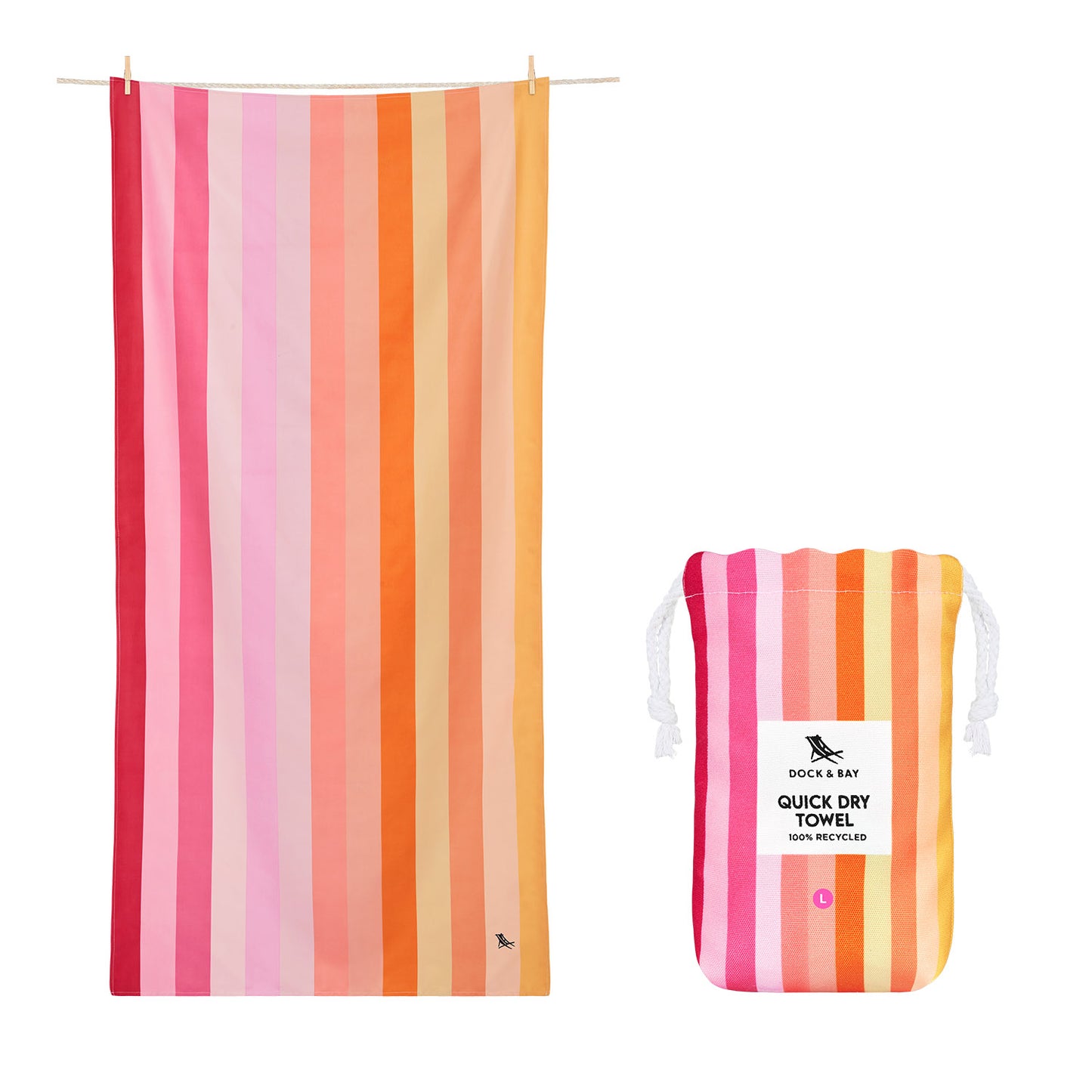 Dock & Bay - Quick Dry Towels - Miami Sorbet - Findlay Rowe Designs