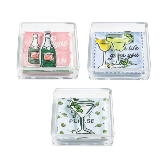 Mud Pie - Cocktail Napkin Set - Findlay Rowe Designs