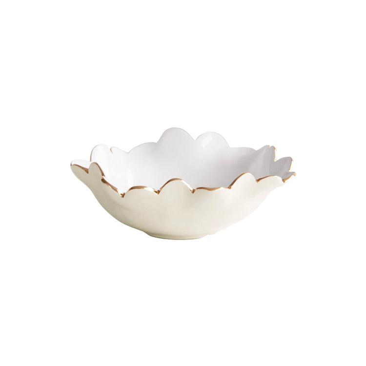 Beatriz Ball - Encanto Colette Mini Round Bowl - Cream and White - Findlay Rowe Designs