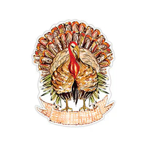 Rosanne Beck - Die-Cut Table Accents - Festive Turkey