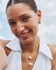 Kendra Scott - Necklace - Abbie Medallion Gold Short Pendant - Abalone Sea Green Mix - Findlay Rowe Designs