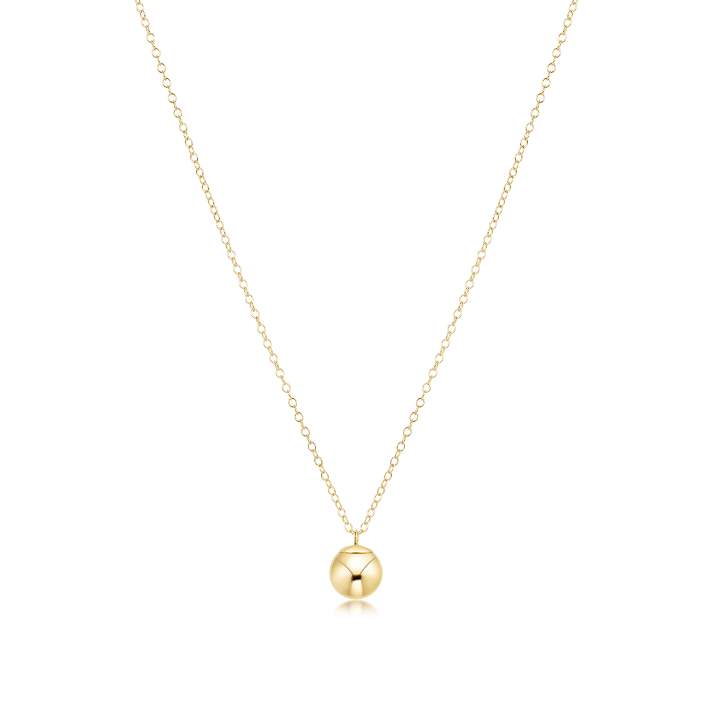 Enewton - 16" Necklace Gold - Classic Gold 8mm Charm - Findlay Rowe Designs