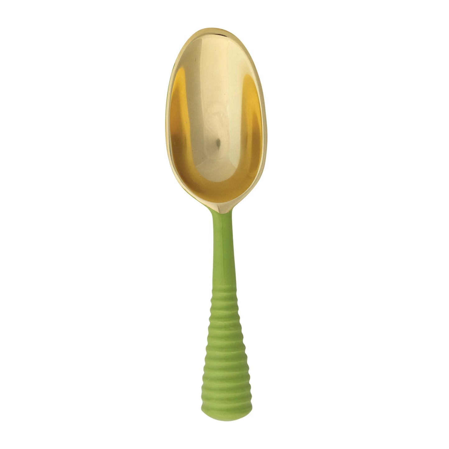 Ice Scoop - Ribbed Handle - Gold Green - Findlay Rowe Designs