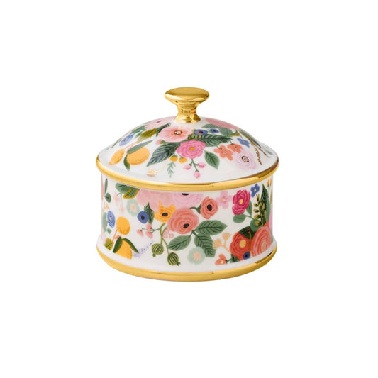 Rifle Paper Co. - Round Porcelain Box - Garden Party - Findlay Rowe Designs