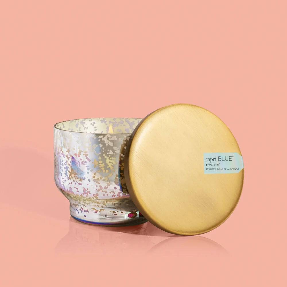 Capri Blue - Inverted Jar - Volcano - Mercury Iridescent - Findlay Rowe Designs