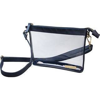 Capri Designs Clear Stadium Crossbody - Navy - Findlay Rowe Designs