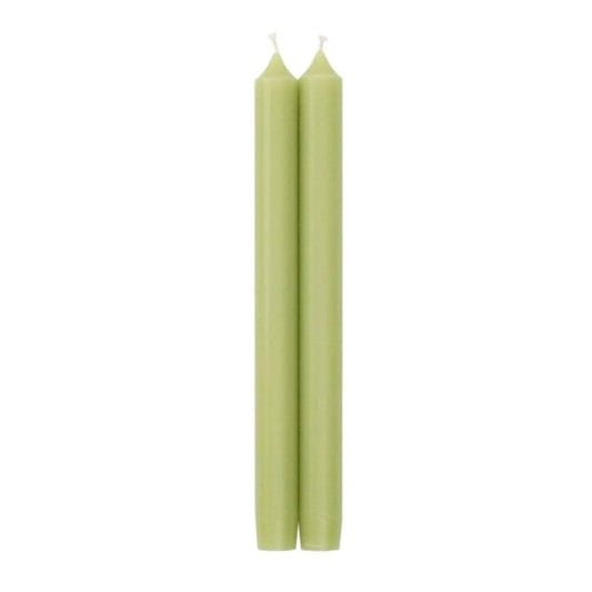 Straight Taper 10" Candles in Moss Green - Findlay Rowe Designs