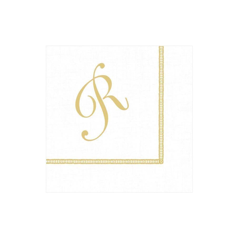 Caspari - Cocktail Napkins - Initial Hemstitch - Findlay Rowe Designs