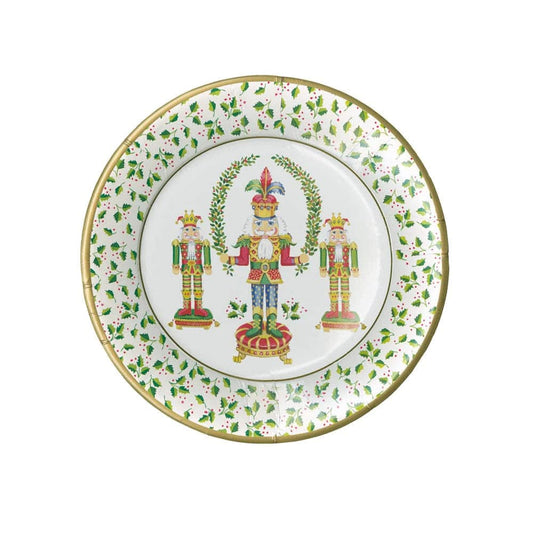Caspari - Salad Dessert Plates - Nutcracker Christmas - Findlay Rowe Designs