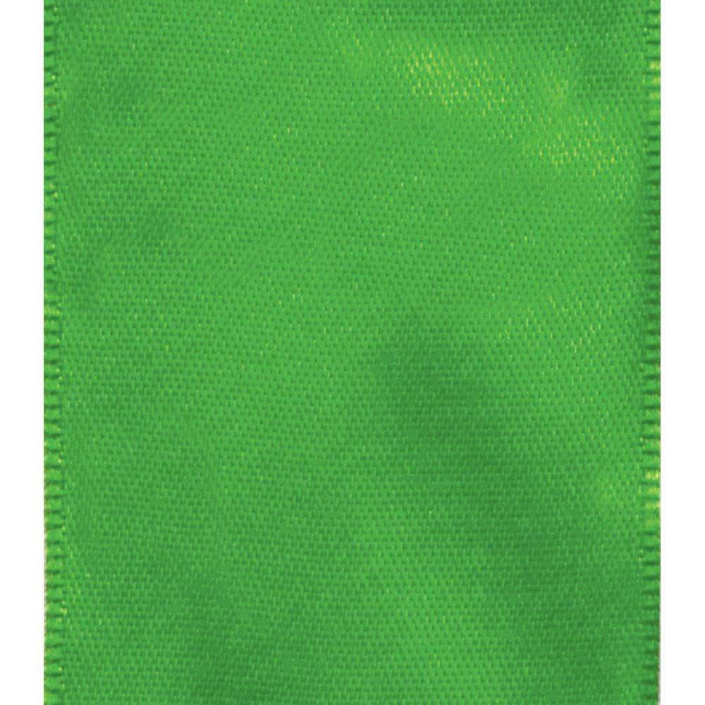 Caspari - Ribbon - Green Satin Wired - 9 Yard - Findlay Rowe Designs
