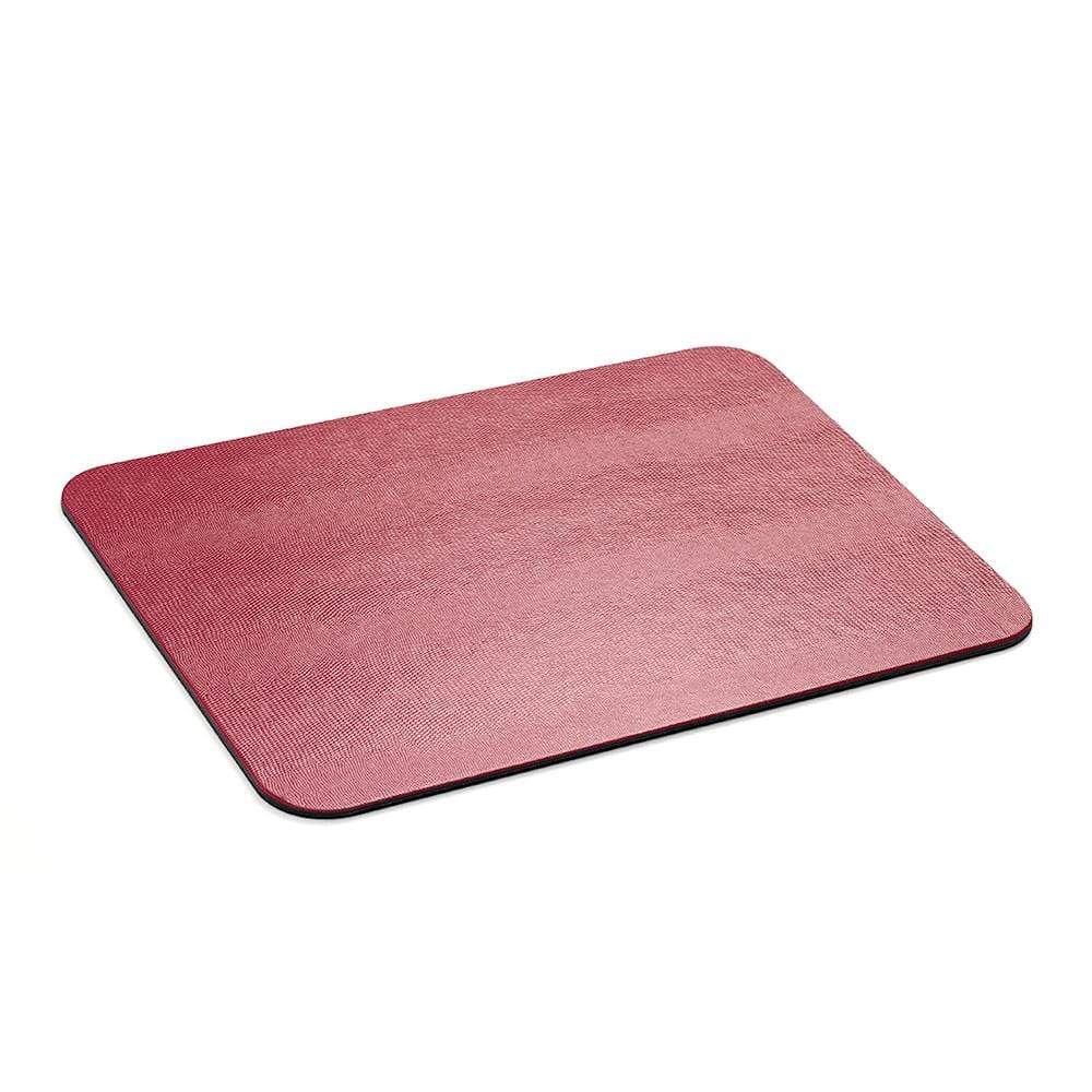 Caspari - Placemat - Lizard Felt-Backed - Cranberry Rectangle - Findlay Rowe Designs