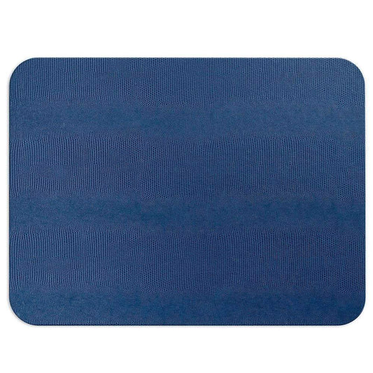 Caspari - Placemat - Lizard Felt-Backed - Navy Rectangle - Findlay Rowe Designs
