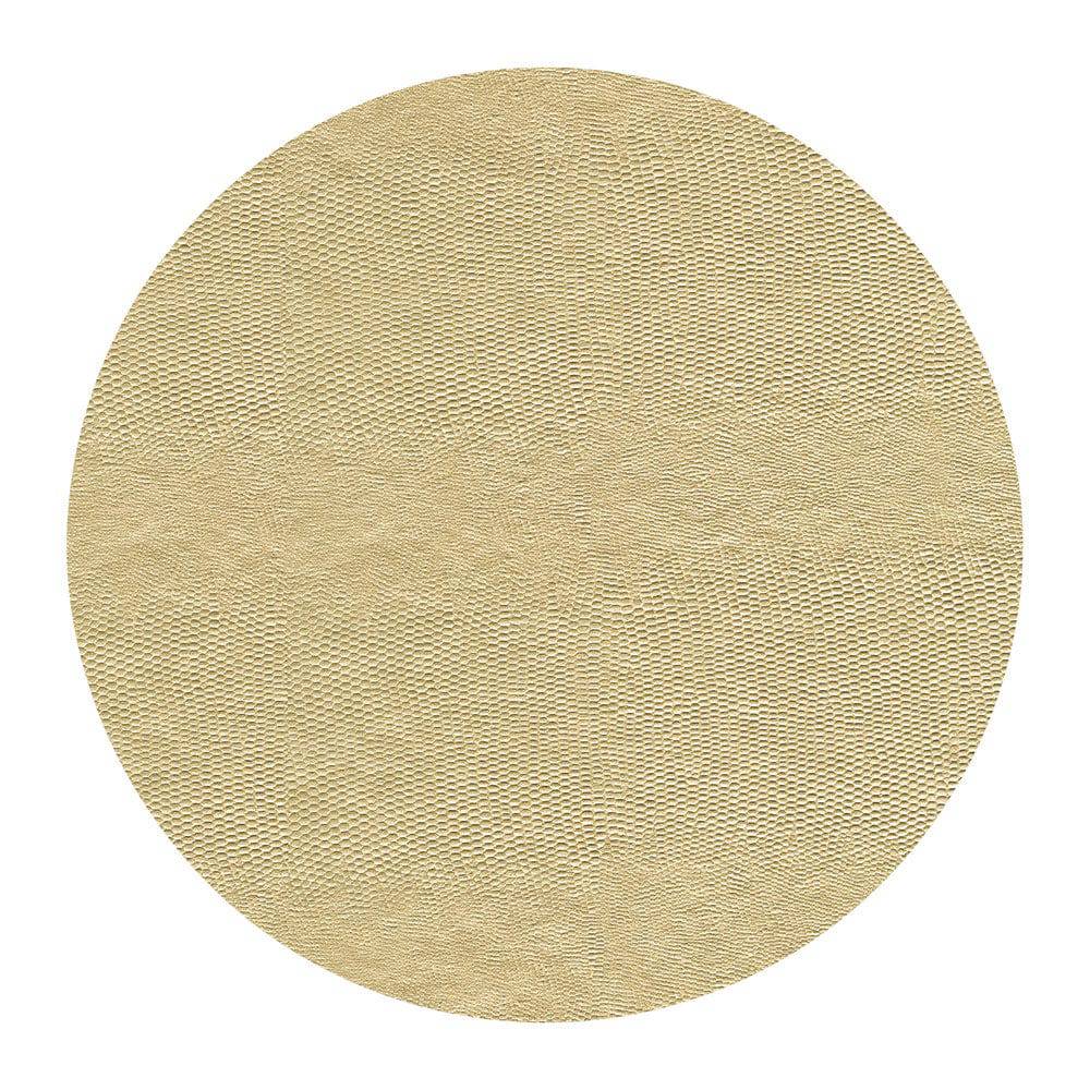Caspari - Placemat - Lizard Felt-Backed Placemat - Platinum Round - Findlay Rowe Designs