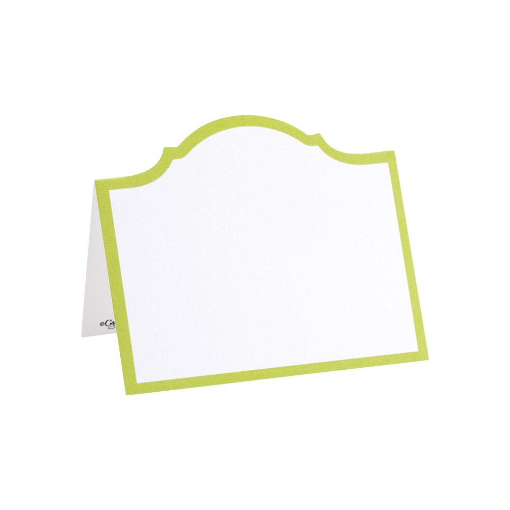 Caspari - Arch Die-Cut Place Cards in Moss Green - Findlay Rowe Designs
