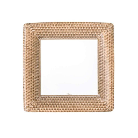 Caspari - Rattan Square Paper Salad & Dessert Plates - Findlay Rowe Designs