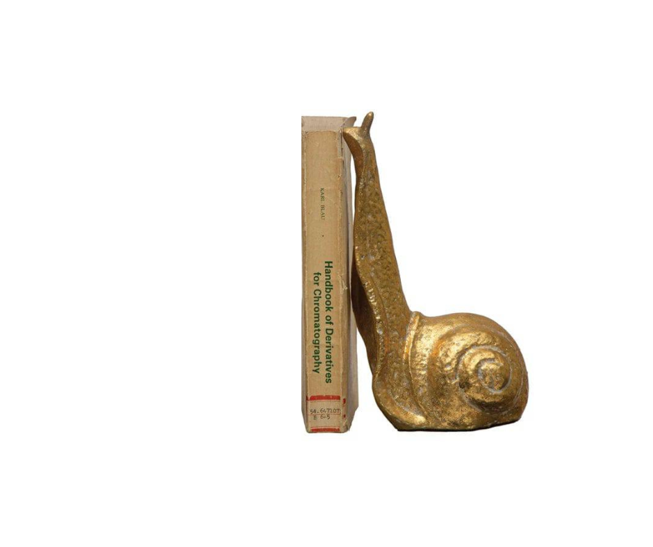 Cast Iron Snail - Distressed Gold Finish - Findlay Rowe Designs