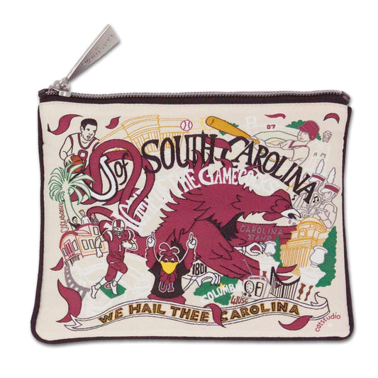 Catstudio Collegiate Zip Pouch South Carolina - Findlay Rowe Designs