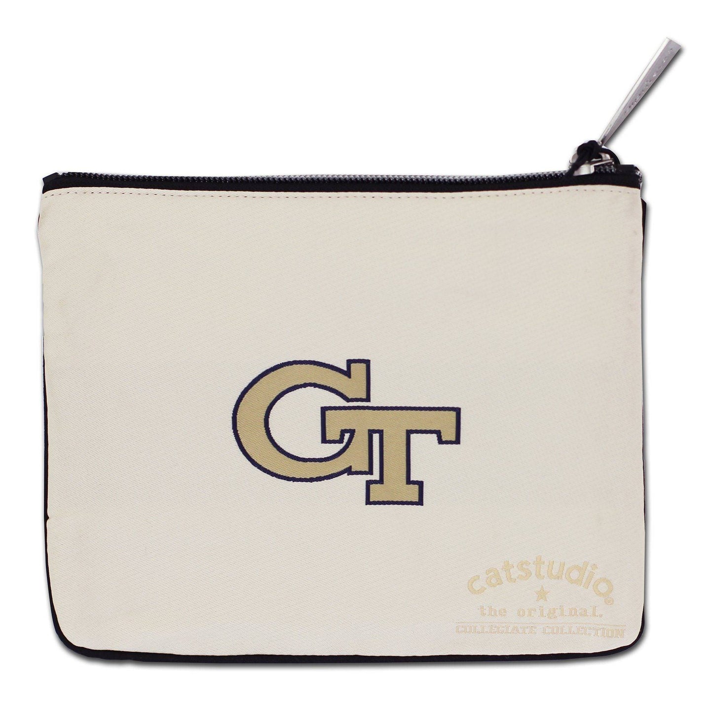 Catstudio - Collegiate Zip Pouch - Georgia Tech - Findlay Rowe Designs