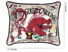 Catstudio - Collegiate Embroidered Pillow - South Carolina, University of - Findlay Rowe Designs