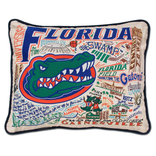Catstudio - Collegiate Embroidered Pillow - Florida, University of - Findlay Rowe Designs