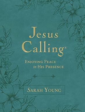 Jesus Calling, Large Text Teal Leathersoft - Findlay Rowe Designs
