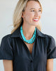 Susan Shaw - Necklace - Turquoise Statement - Findlay Rowe Designs