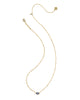 Kendra Scott - Mini Eye Short Pendant Necklace - Gold Dark Blue Magnesite