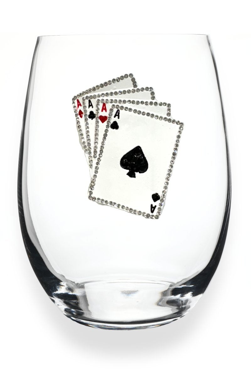 Queens Jewels - Stemless Wine - Jeweled Sports