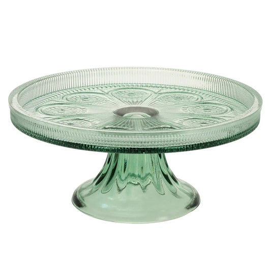 Cake Stand - Codi Glass - Sage - Findlay Rowe Designs