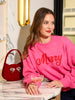 Shiraleah - Sweater - Merry - Pink Red