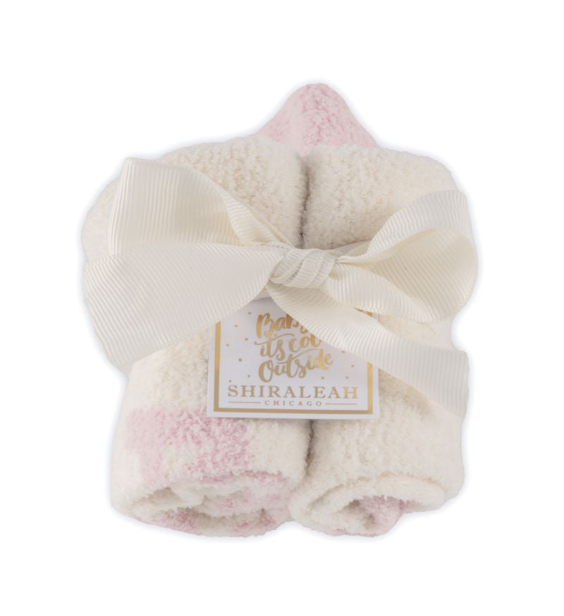 Shiraleah - Bridesmaid Socks - Ivory Pink - Findlay Rowe Designs