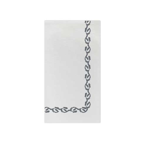 Vietri - Guest Towel Napkin - Florentine Gray - Findlay Rowe Designs