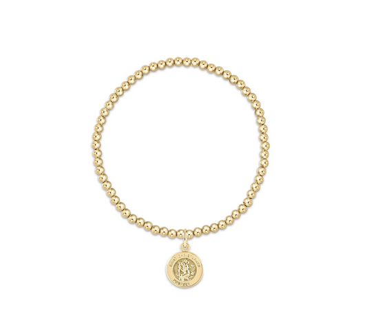 Enewton - Extends - Classic Gold 3mm Bead Bracelet - Protection Gold Disc