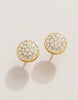 Spartina 449 - Earring - Sea La Vie Stud - Stronger Pavé Disk - Gold - Findlay Rowe Designs