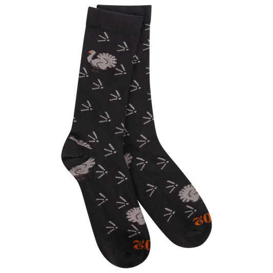 World's Softest Socks - Turkey Trot Transit Crew - Findlay Rowe Designs