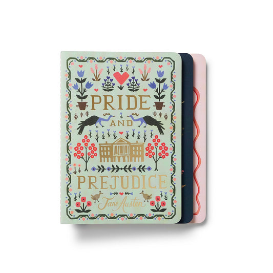 Rifle Paper Co - Journals - Jane Austen Set of 3 - Findlay Rowe Designs