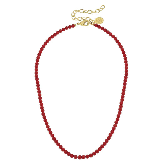 Susan Shaw - Alys Necklace - Red Coral