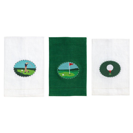Mud Pie - Towel - Needlepoint - Golf - Findlay Rowe Designs